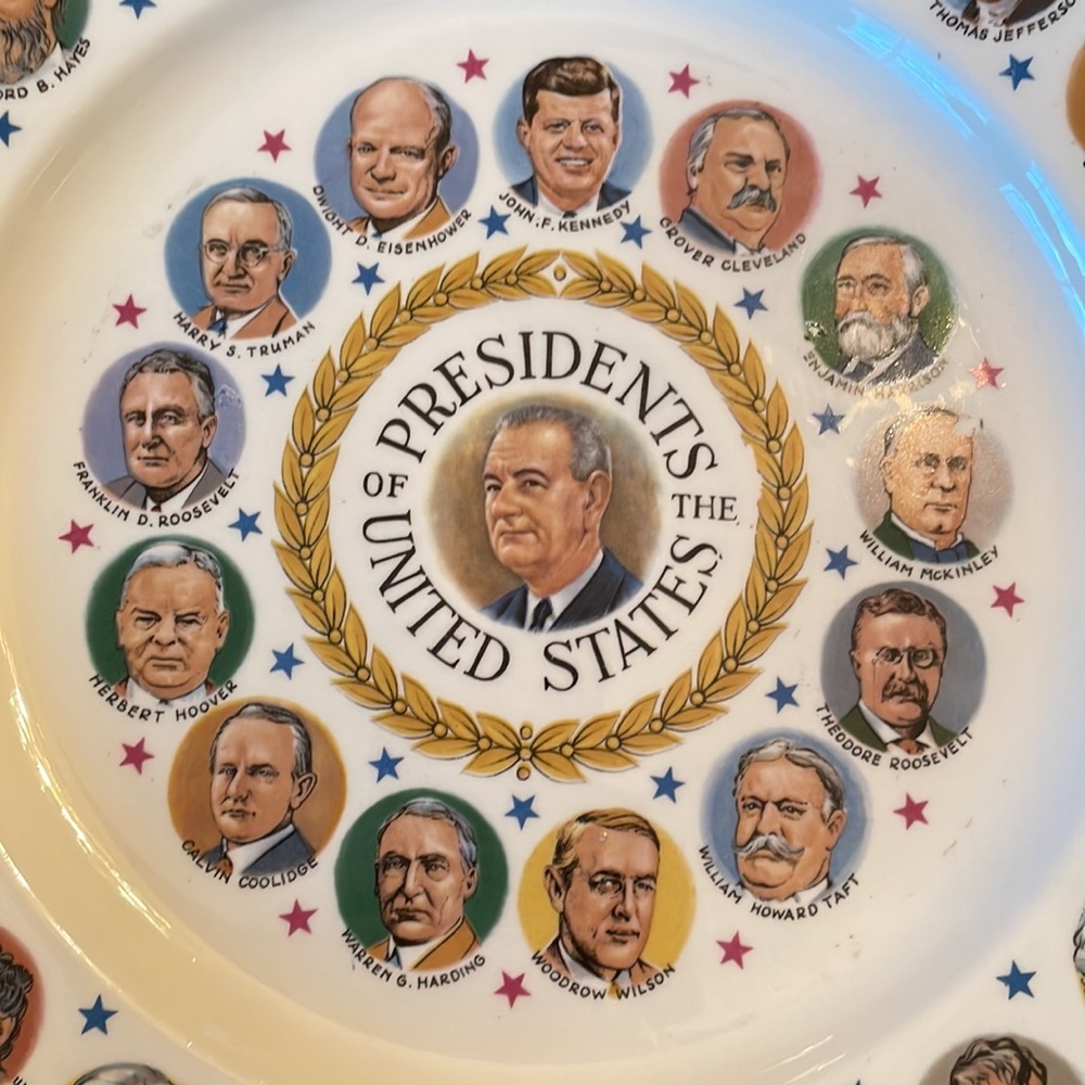 VINTAGE Presidents of The United States plate - Picture 2 of 3